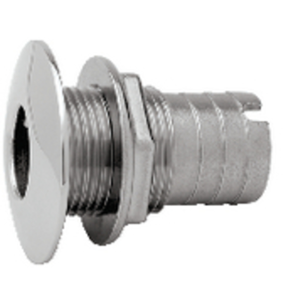 Attwood Marine Attwood Thru Hull Stainless Steel 1" For Hose; Short 66542-3